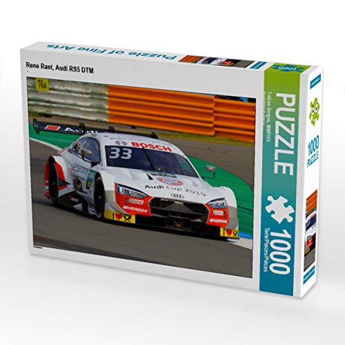 CALVENDO Puzzle Rene Rast, Audi RS5 DTM 1000 Teile Puzzle quer | 1000 Teile Lege-Größe 64 x 48 cm Foto-Puzzle für glückliche Stunden von CALVENDO