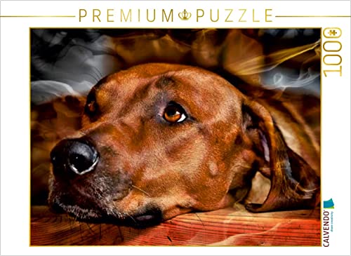 CALVENDO Puzzle Rhodesian Ridgeback - Moments - 1000 Teile Lege-Größe 64 x 48 cm Foto-Puzzle Bild von Dagmar Behrens von CALVENDO