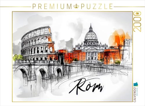 CALVENDO Puzzle Rom | 2000 Teile Lege-Größe 90 x 67 cm Foto-Puzzle für glückliche Stunden von CALVENDO