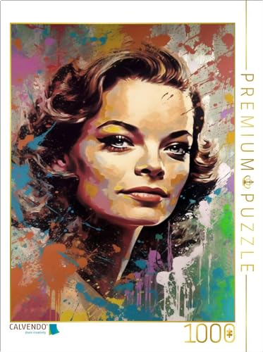 CALVENDO Puzzle Romy Schneider | 1000 Teile Lege-Größe 48 x 64 cm Foto-Puzzle für glückliche Stunden von CALVENDO