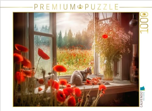 CALVENDO Puzzle Roter Mohn | 1000 Teile Lege-Größe 64 x 48 cm Foto-Puzzle für glückliche Stunden von CALVENDO