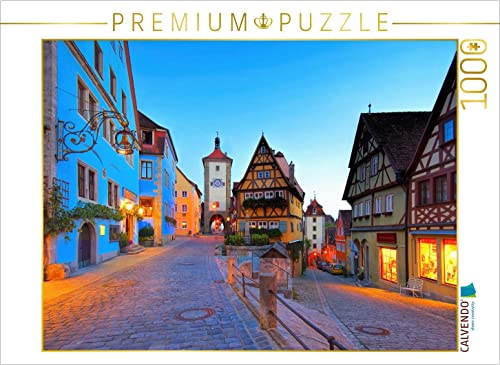 CALVENDO Puzzle Rothenburg ob der Tauber 1000 Teile Puzzle quer | 1000 Teile Lege-Größe 64 x 48 cm Foto-Puzzle für glückliche Stunden von CALVENDO