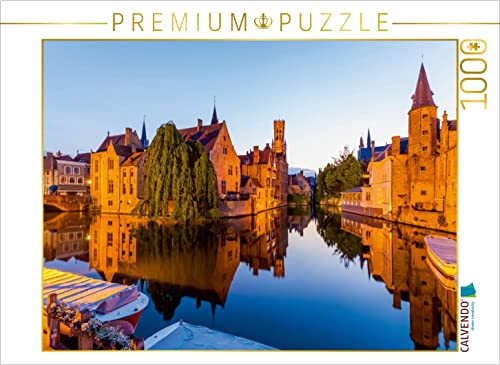 CALVENDO Puzzle Rozenhoedkaai in Brügge 1000 Teile Puzzle quer | 1000 Teile Lege-Größe 64 x 48 cm Foto-Puzzle für glückliche Stunden von CALVENDO