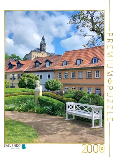 CALVENDO Puzzle Rudolstadt, Im Garten des Schillerhauses | 2000 Teile Lege-Größe 67 x 90 cm Foto-Puzzle für glückliche Stunden von CALVENDO