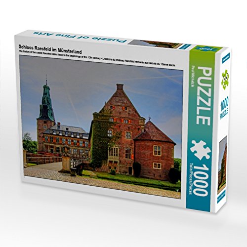 CALVENDO Puzzle Schloss Raesfeld im Münsterland 1000 Teile Puzzle quer | 1000 Teile Lege-Größe 64 x 48 cm Foto-Puzzle für glückliche Stunden von CALVENDO