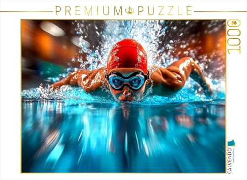 CALVENDO Puzzle Schwimmen | 1000 Teile Lege-Größe 64 x 48 cm Foto-Puzzle für glückliche Stunden von CALVENDO