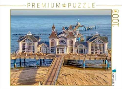 CALVENDO Puzzle Seebrücke in Sellin | 1000 Teile Lege-Größe 64 x 48 cm Foto-Puzzle für glückliche Stunden von CALVENDO