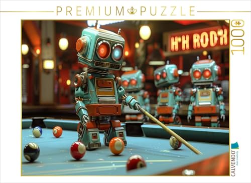 CALVENDO Puzzle Seltsame Spiele Spielen die Menschen - Roboter Billard | 1000 Teile Lege-Größe 64 x 48 cm Foto-Puzzle für glückliche Stunden CALVENDO Puzzle Seltsame Spiele Spielen die Menschen - Roboter Billard | 1000 Teile Lege-Größe 64 x 48 cm Foto-Puzzle für glückliche Stunden von CALVENDO