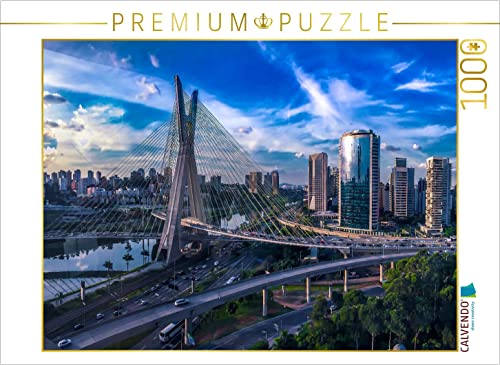 CALVENDO Puzzle Skyline von São Paulo 1000 Teile Lege-Größe 64 x 48 cm Foto-Puzzle Bild von Renate Bleicher von CALVENDO