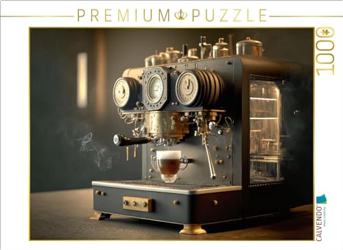 CALVENDO Puzzle Steam-Punk Kaffeemaschine | 1000 Teile Lege-Größe 64 x 48 cm Foto-Puzzle für glückliche Stunden von CALVENDO
