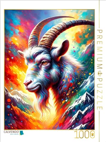 CALVENDO Puzzle Steinbock - EIN Motiv aus dem Kalender Sternzeichen - EIN Jahr unter den Sternen mit von KI gemalten Tierkreiszeichen | 1000 Teile Lege-Größe 48 x 64 cm Foto-Puzzle für CALVENDO Puzzle Steinbock - EIN Motiv aus dem Kalender Sternzeichen - EIN Jahr unter den Sternen mit von KI gemalten Tierkreiszeichen | 1000 Teile Lege-Größe 48 x 64 cm Foto-Puzzle für von CALVENDO