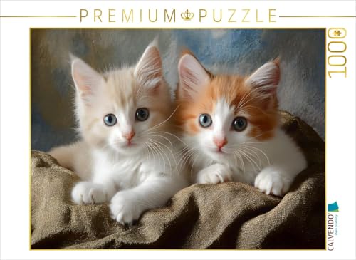 CALVENDO Puzzle Süsse Katzengeschwister | 1000 Teile Lege-Größe 64 x 48 cm Foto-Puzzle für glückliche Stunden von CALVENDO