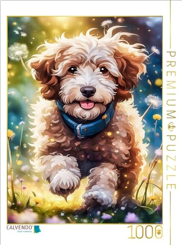 CALVENDO Puzzle Süßer Aussiedoodle | 1000 Teile Lege-Größe 64 x 48 cm Foto-Puzzle für glückliche Stunden von CALVENDO