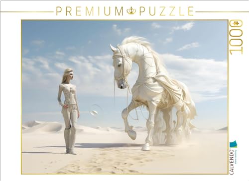 CALVENDO Puzzle Surrealism Meets Horse Fans | 1000 Teile Lege-Größe 64 x 48 cm Foto-Puzzle für glückliche Stunden von CALVENDO