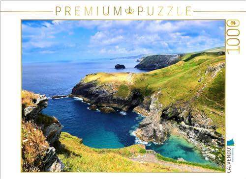 CALVENDO Puzzle Tintagel - Cornwall | 1000 Teile Lege-Größe 64 x 48 cm Foto-Puzzle für glückliche Stunden von CALVENDO