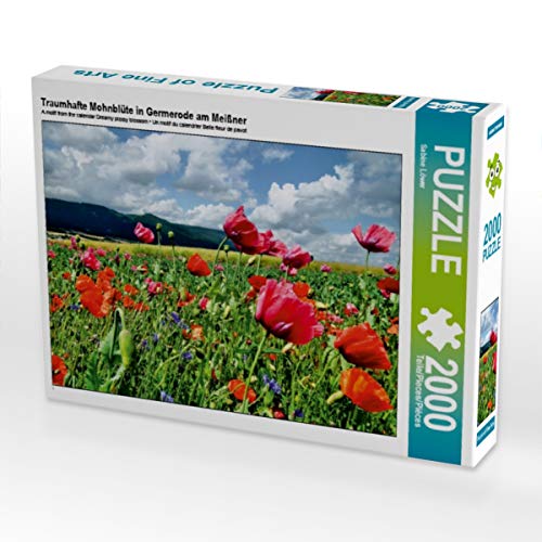 CALVENDO Puzzle Traumhafte Mohnblüte in Germerode am Meißner 2000 Teile Puzzle quer | 2000 Teile Lege-Größe 90 x 67 cm Foto-Puzzle für glückliche Stunden von CALVENDO