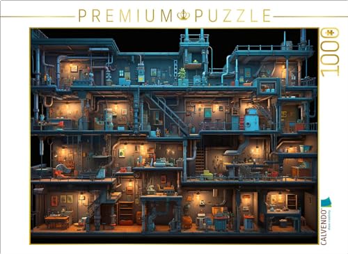 CALVENDO Puzzle Verwinkelte Räume in einem Computer Spiel - Gamer Nostalgie | 1000 Teile Lege-Größe 64 x 48 cm Foto-Puzzle für glückliche Stunden CALVENDO Puzzle Verwinkelte Räume in einem Computer Spiel - Gamer Nostalgie | 1000 Teile Lege-Größe 64 x 48 cm Foto-Puzzle für glückliche Stunden von CALVENDO