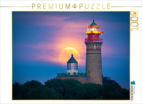 CALVENDO Puzzle Vollmond am Kap Arkona 1000 Teile Lege-Größe 64 x 48 cm Foto-Puzzle Bild von Martin Wasilewski von CALVENDO