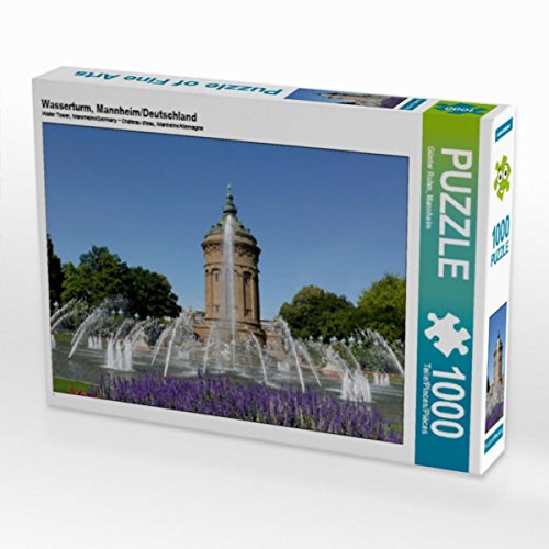 CALVENDO Puzzle Wasserturm, Mannheim/Deutschland 1000 Teile Puzzle quer | Lege-Größe cm Foto-Puzzle für glückliche Stunden CALVENDO Puzzle Wasserturm, Mannheim/Deutschland 1000 Teile Puzzle quer | Lege-Größe cm Foto-Puzzle für glückliche Stunden von CALVENDO