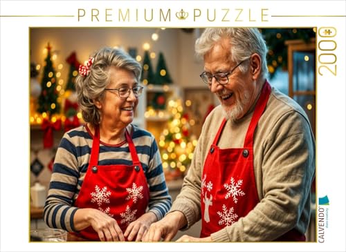 CALVENDO Puzzle Weihnachtsbäckerei | 2000 Teile Lege-Größe 90 x 67 cm Foto-Puzzle für glückliche Stunden von CALVENDO