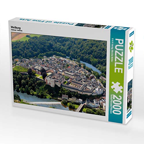 CALVENDO Puzzle Weilburg 2000 Teile Puzzle quer | 2000 Teile Lege-Größe 90 x 67 cm Foto-Puzzle für glückliche Stunden von CALVENDO