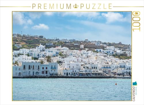 CALVENDO Puzzle Weiße Häuser auf Mykonos - Griechenlands Küstenidylle in der Ägäis | 1000 Teile Lege-Größe 64 x 48 cm Foto-Puzzle für glückliche Stunden CALVENDO Puzzle Weiße Häuser auf Mykonos - Griechenlands Küstenidylle in der Ägäis | 1000 Teile Lege-Größe 64 x 48 cm Foto-Puzzle für glückliche Stunden von CALVENDO