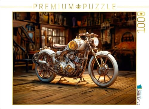CALVENDO Puzzle Weißes Motorrad | 1000 Teile Lege-Größe 64 x 48 cm Foto-Puzzle für glückliche Stunden CALVENDO Puzzle Weißes Motorrad | 1000 Teile Lege-Größe 64 x 48 cm Foto-Puzzle für glückliche Stunden von CALVENDO