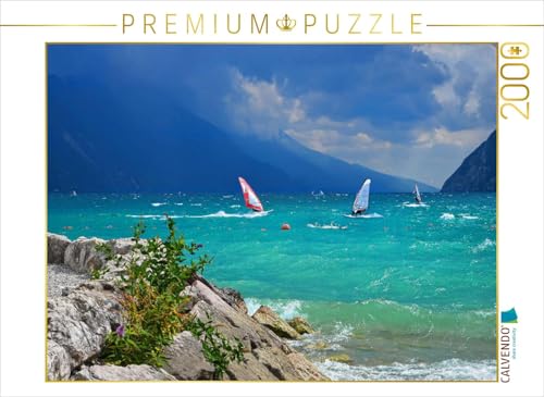 CALVENDO Puzzle Windsurfen in Riva 2000 Teile Lege-Größe 90 x 67 cm Foto-Puzzle Bild von SusaZoom von CALVENDO