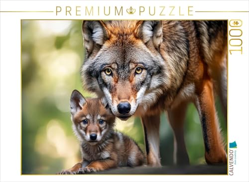 CALVENDO Puzzle Wölfe | 1000 Teile Lege-Größe 64 x 48 cm Foto-Puzzle für glückliche Stunden von CALVENDO