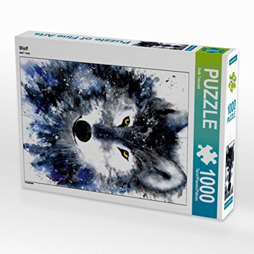 CALVENDO Puzzle Wolf 1000 Teile Lege-Größe 48 x 64 cm Foto-Puzzle Bild von Ruth Trinczek-Helten von CALVENDO