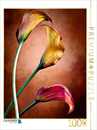 CALVENDO Puzzle Zantedeschia Aethiopica, Calla Blumen 1000 Teile Lege-Größe 48 x 64 cm Foto-Puzzle Bild von Val Thoermer von CALVENDO