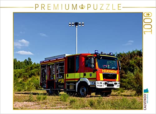 CALVENDO Puzzle Ziegler Löschgruppenfahrzeug LF 20 Katastrophenschutz Land Thüringen/Feuerwehr Suhl 1000 Teile Lege-Größe 64 x 48 cm Foto-Puzzle Bild von M. Heinz von CALVENDO