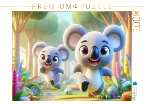 CALVENDO Puzzle Zwei Koalas im Wettrennen durch ihren Wald | 1000 Teile Lege-Größe 64 x 48 cm Foto-Puzzle für glückliche Stunden CALVENDO Puzzle Zwei Koalas im Wettrennen durch ihren Wald | 1000 Teile Lege-Größe 64 x 48 cm Foto-Puzzle für glückliche Stunden von CALVENDO