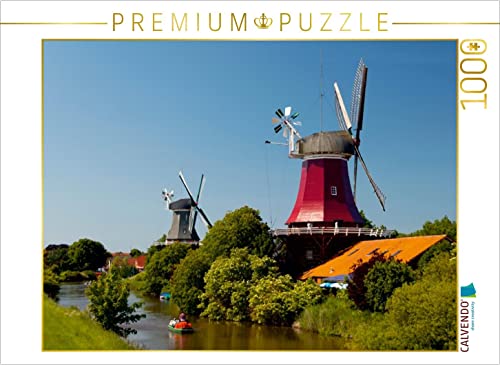 CALVENDO Puzzle Zwillingsmühlen 1000 Teile Lege-Größe 64 x 48 cm Foto-Puzzle Bild von Frauke Scholz von CALVENDO