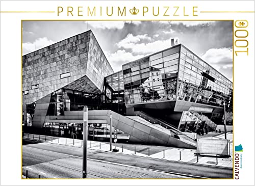 CALVENDO Puzzle darmstadtium Wissenschafts- und Kongresszentrum 1000 Teile Puzzle quer | 1000 Teile Lege-Größe 64 x 48 cm Foto-Puzzle für glückliche Stunden von CALVENDO