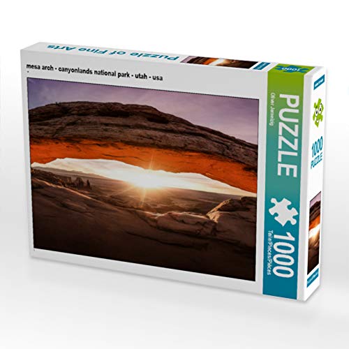 CALVENDO Puzzle mesa Arch - Canyonlands national Park - Utah - usa 1000 Teile Lege-Größe 64 x 48 cm Foto-Puzzle Bild von Oliver Jerneizig von CALVENDO