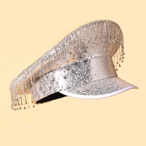 CAMDOM Vintage Steampunk Hut Party Strass Fancy Hut Feier Hip-Hop Karneval Kostüm Hut von CAMDOM