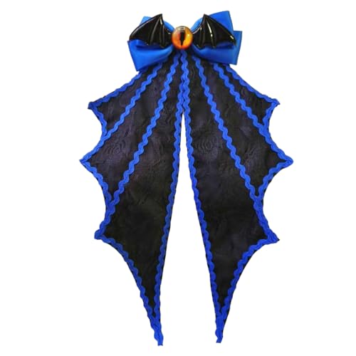 Gothic Teufelsaugen Fledermausflügel Jabot Halsband, Vampir-Halsband für Damen, Halloween, böse Cosplay von CAMDOM