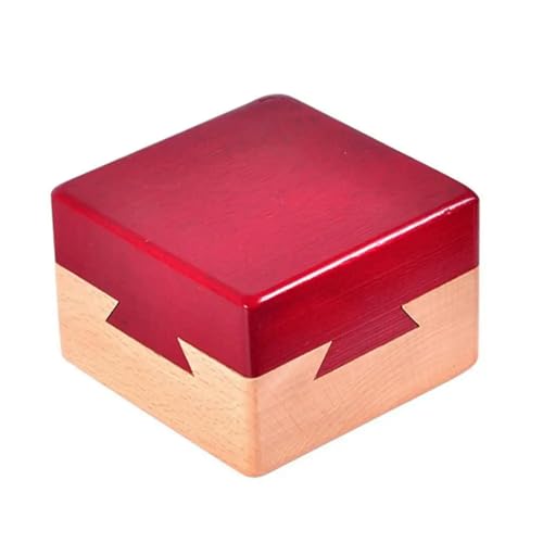 H?lzerne Denksportaufgabe freischalten Puzzle Luban Schloss ?ffnen Puzzle Box IQ Puzzle Mind Brain Teaser 3D Gehirn Teaser 3D Holzpuzzles von CANGQIONG