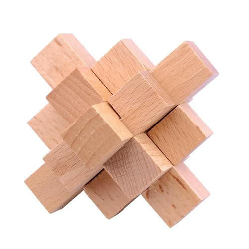 Holzpuzzle Spielzeug Montage Tiermodell für Kinder Erwachsene Teenager Geschenk Kong Ming Luban Schloss Handgefertigt Holzspielzeug Intellektuelles Spiel von CANGQIONG