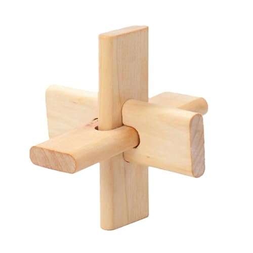 Holzpuzzle Spielzeug Montage Tiermodell für Kinder Erwachsene Teenager Geschenk Kong Ming Luban Schloss Handgefertigt Holzspielzeug Intellektuelles Spiel von CANGQIONG