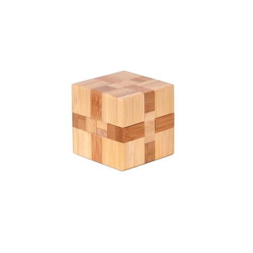 Kong Ming Schloss aus Holz LuBan Lock IQ Denksportaufgabe Lernspielzeug für Kinder Kinder Montessori 3D Puzzles Spiel Spielzeug freischalten von CANGQIONG