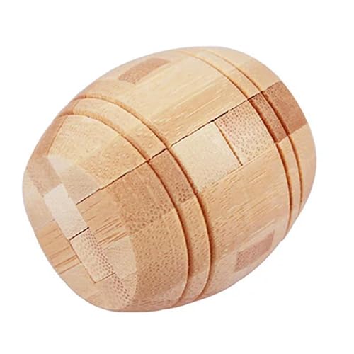 Würfel Magic Ball Gehirn Teaser Intellektuelles Montagespielzeug für Kinder Geschenk Holz 3D Puzzle Spiele Kong Ming Luban Lock Aktivit?tsspielzeug von CANGQIONG