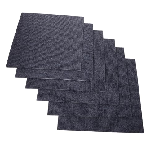 CANIGHT 10St Spleißmatte Puzzlematte turnmatten Puzzle-Matte ıpad teppiche Teppich Matten für Heim-Teppichfliesen-Ausrüstung Teppichfliese für zu Hause Polyester (Polyester) Dark Grey von CANIGHT