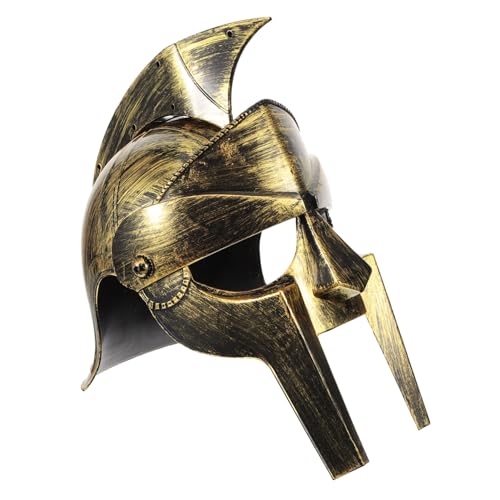 CANIGHT Antiker Römischer Helm Römischer Soldatenhelm Für Kinder Römischer Helm Für Jungen Nachbildung Eines Ritterhelms Helm Römisch Piratenkostüm Cosplay-helm Gladiator-helm Hut Plastik von CANIGHT