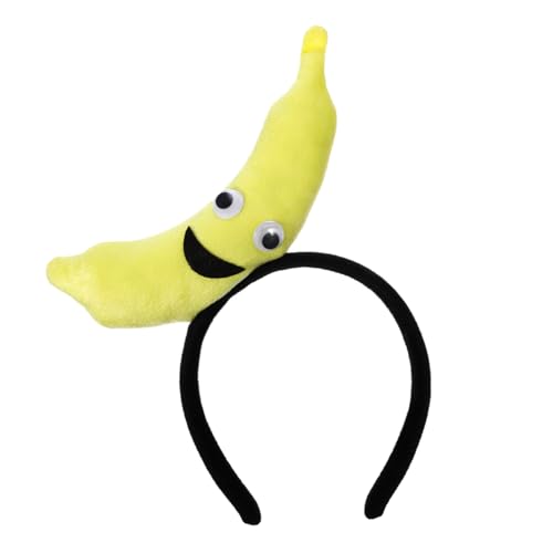 CANIGHT Gelbes Bananen Party Haarband Für Frauen Und ädchen Elastisches Haar Accessoire Für Kostümpartys Karneval Und Festliche Anlässe Ideal Für Fröhliche Looks Und Kreative Styles von CANIGHT