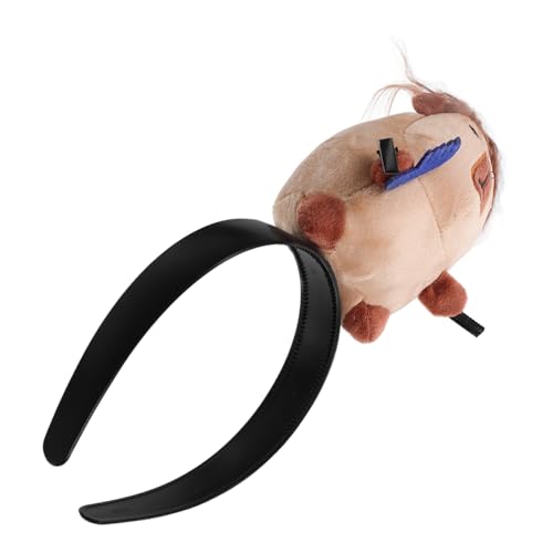 CANIGHT Lustiges Stirnband Schönes Capybara Haarband Horn Kopfschmuck Capybara Stirnband Dekor Cosplay Stirnbänder Cartoon Stirnband Party Dekorationen Capybara Cosplay Stirnband von CANIGHT