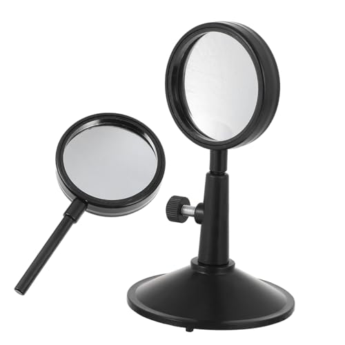 CANIGHT 1 Set Handheld Concave Lens Und Konvexlinse Mit Ständer Für Physikalische Experimente Optische Linsen Für Bildungszwecke Ideales Lehrmittel Für Schulen Und Universitäten von CANIGHT