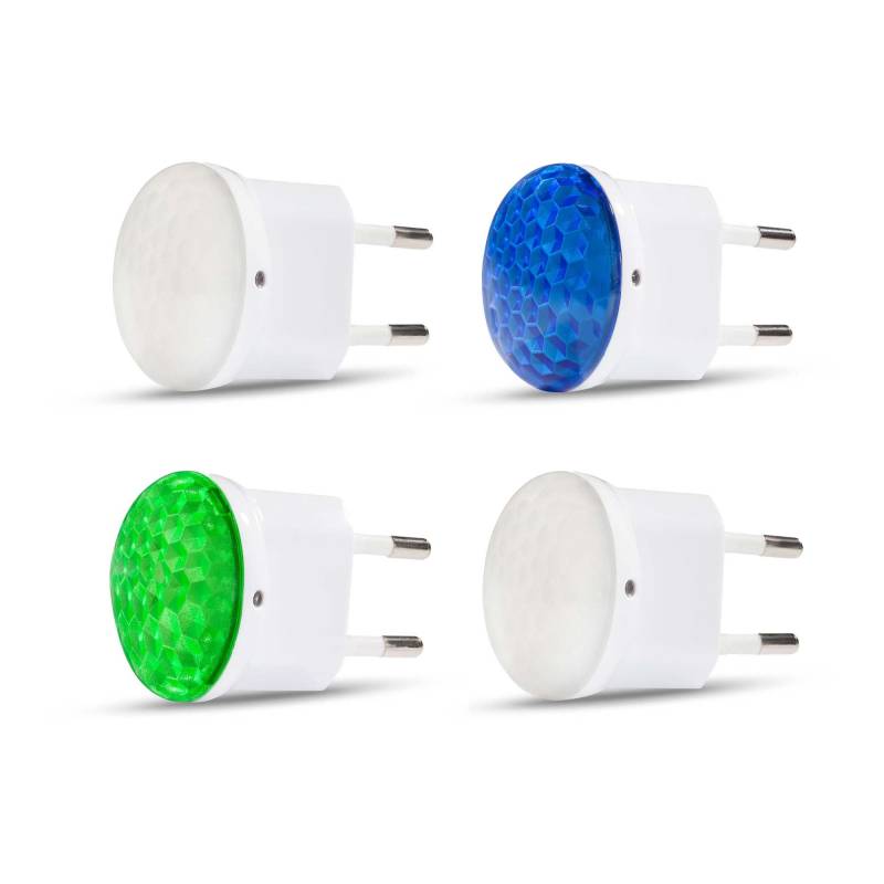 CAPiDi Nachtlampen 4er-Pack, Multicolor, Kinderlampen von CAPiDi