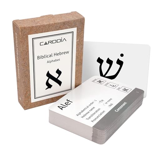 Biblical Hebrew Alphabet von CARDDIA